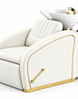 Luxury Backwash Shampoo Chair with Ceramic Basin
