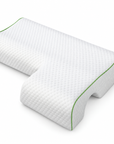 Ergonomic Memory Foam Cervical Pillow with Neck Support and Arm Cutout – Contoured Sleeping Pillow