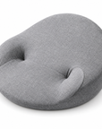 Meditation Floor Cushion with Integrated Back Support – Ergonomic Gray Yoga Sitting Pillow