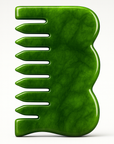 Theia Premium Natural Jade Gua Sha Comb Set – Multi-Shape Massager for Face, Scalp & Body