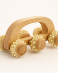 Wood Therapy Massage Roller – Deep Tissue Wooden Fascia Tool for Sore Muscles & Lymphatic Drainage