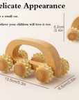 Wood Therapy Massage Roller – Deep Tissue Wooden Fascia Tool for Sore Muscles & Lymphatic Drainage