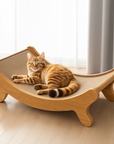 Theia Wooden Cat Scratcher & Bed