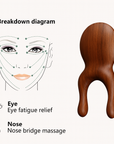 Sandalwood Facial Lifting & Meridian Comb Massager