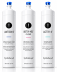 Professional Hydro Dermabrasion Facial Solution Set – ANTIOX-6, BETA-HD CLEAR & ACTIV-4 | 3 × 237 m