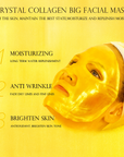 Theia Glow Booster Gold Collagen Face Mask 10Pcs – Anti-Aging, Hydrating, and Dark Circle Treatment