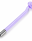 Flat High Frequency Glass Electrode Replacement Tip – Purple Facial Wand Tube