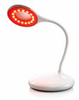 620nm Red Cordless Table Lamp – Dimmable LED Desk Light with 3 Brightness Levels