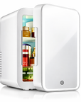 4L Mini Makeup Fridge with LED Mirror – Portable Cosmetic Storage Cooler for Home & Car