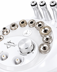 3-in-1 Diamond Microdermabrasion & 3MHz Ultrasound Facial Machine – Vacuum, Spray & Diamond Tips