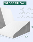 Wedge Support XL Pillow – Elevating Comfort for Acid Reflux, Back Pain & Restful Sleep