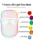 7 Color LED Light Therapy Shield Mask