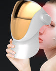 Theia 3 Colors Light LED Face Beauty Premium Mask (Nano 807pcs) Red 620-630nm Orange 580-590nm Blue 460-470nm
