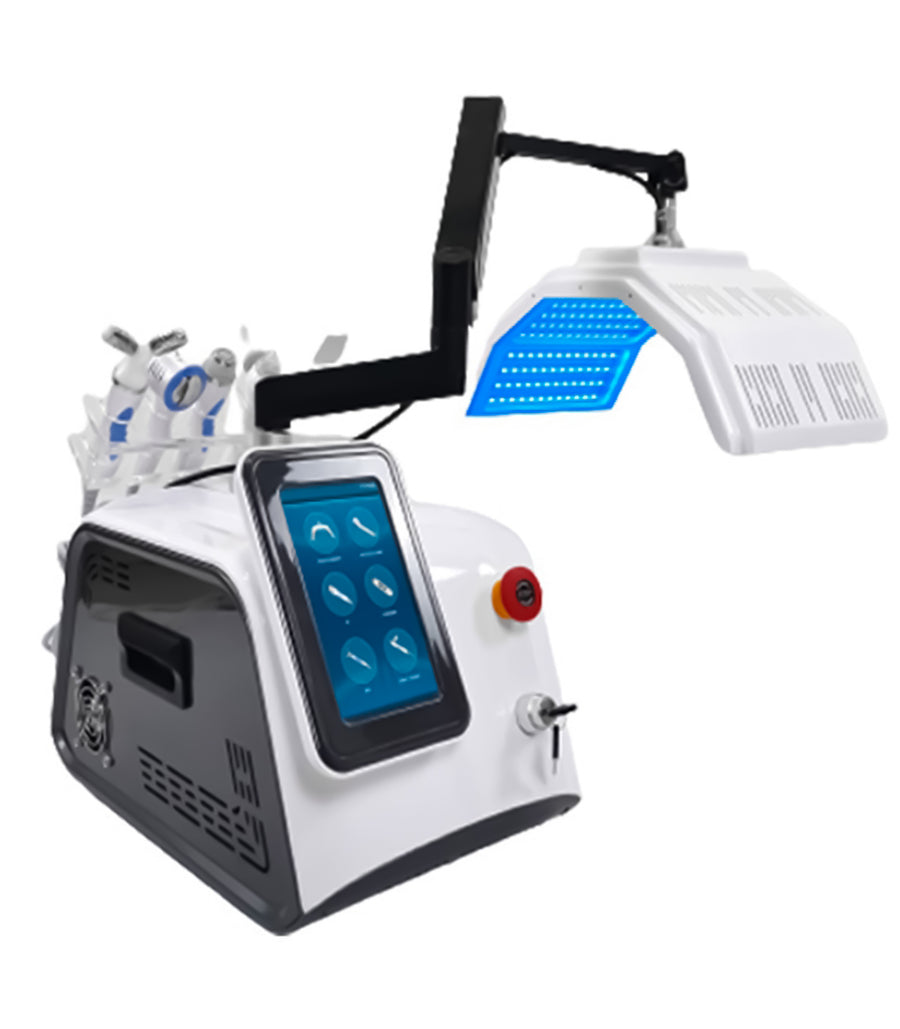 Photodynamic 7 Colors With High Power Piranha LEDS PDT Machine 5 Handles Light Therapy Facial Care