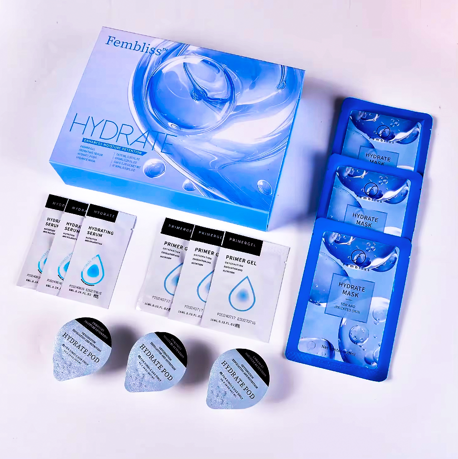 GLAM Pods Special Edition – 6-in-1 CO2 Oxygen Facial Gel Kit for Bubble Oxygen Machines – Anti-Aging, Hydration, Detox & Radiance