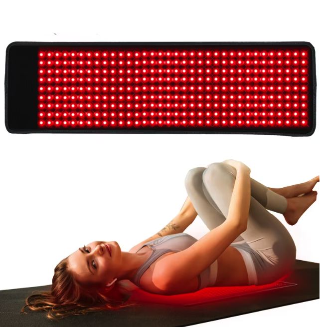 Theia Red Light Therapy Strong Mat Pad with 400PCS 3-In-1 660nm&850nm Relieve Pain,Treat Inflammation,Promote Circulation,Improve Sleep