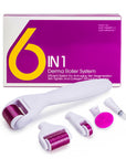 Theia 6 in 1 Microneedle Derma Roller Kit for Face Eye Body 300/720/1200