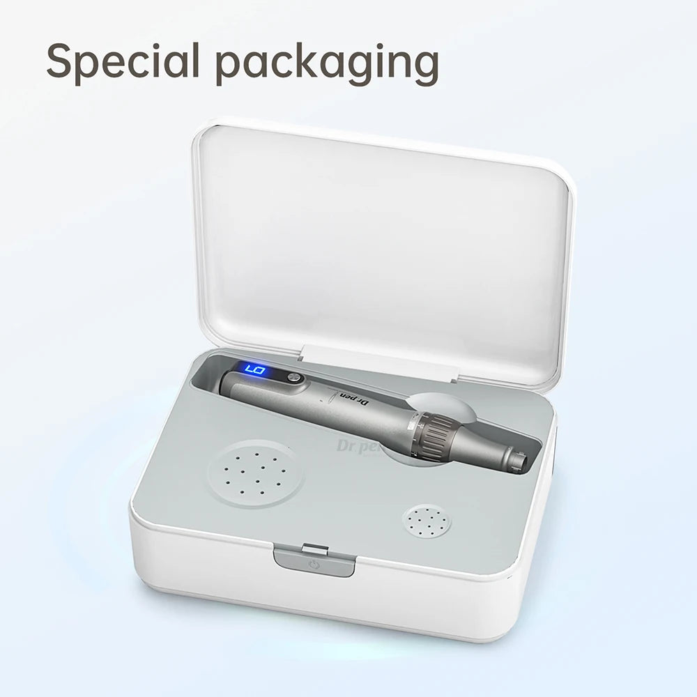 Ultima M8S Wireless Microneedling Pen – Professional Skin Renewal & Facial Care Device with 22 Needle Cartridges