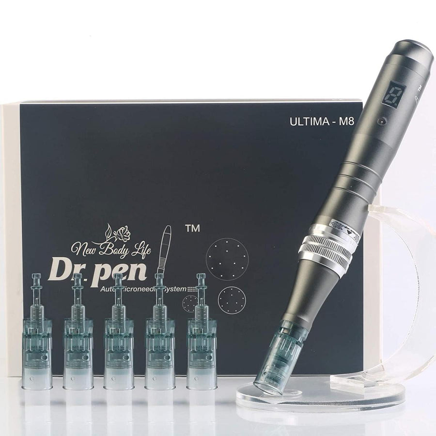 Dr. Pen Ultima M8 Professional Microneedling Dermapen, USB Rechargeable, 5pcs 32Pin Cartridge Needle