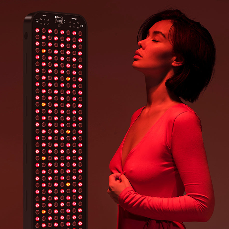 Theia Premium Infrared Light Therapy Panel: Full-Body Skin & Health Solution with Stand