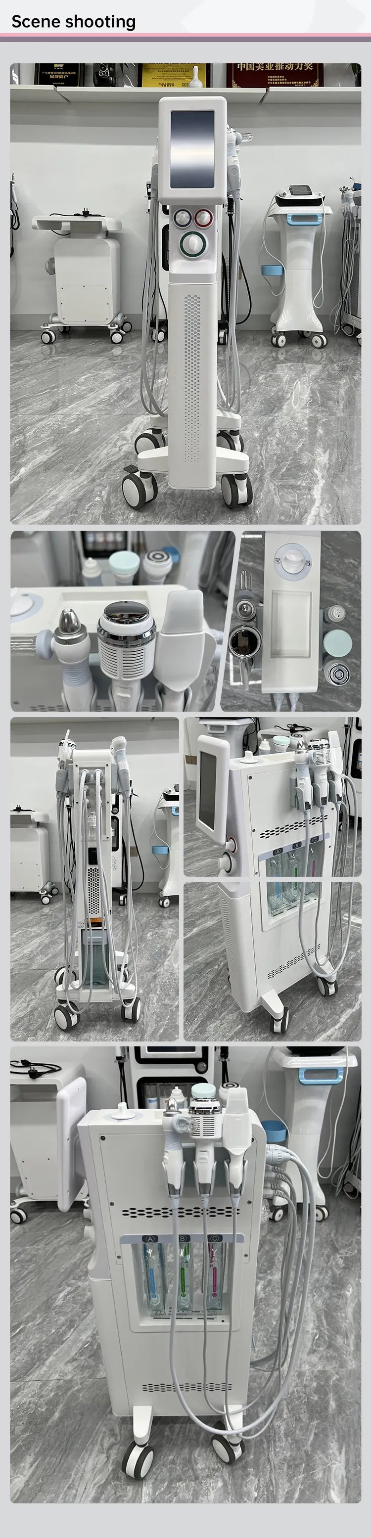 Theia Professional Microdermabrasion 6 In 1 Water Oxygen Skin Care Deep Cleaning Hydra Dermabrasion Facial Machine