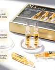 24K Gold Hyaluronic Acid Facial Ampoule Collection – Intensive Hydration & Radiance Skin Treatment
