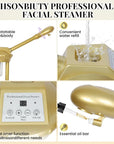 Professional Facial Steamer on Wheels – Adjustable Height 360° Rotating Hot Mist Salon Steamer