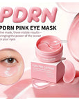 Caffeine Collagen Hydrogel Under Eye Patches – 60 Pieces / 30 Pairs – Pink
