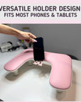 Adjustable U-Shaped Nail Arm Rest – Professional Manicure Hand Rest with Phone Holder