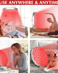 THEIA HaloLuxRed Professional Red Light Therapy Lamp – 660nm & 850nm Near Infrared LED Panel with Adjustable Stand