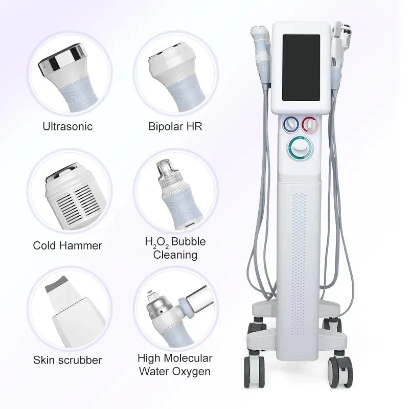 Theia Professional Microdermabrasion 6 In 1 Water Oxygen Skin Care Deep Cleaning Hydra Dermabrasion Facial Machine