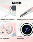Cordless Electric Nail Drill Machine – 40,000 RPM, 25W Rechargeable Manicure & Pedicure Tool