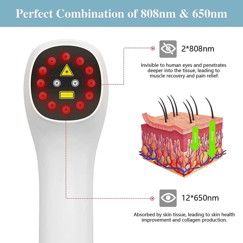 Deep Tissue Red Laser Therapy for Pain Relief and Recovery