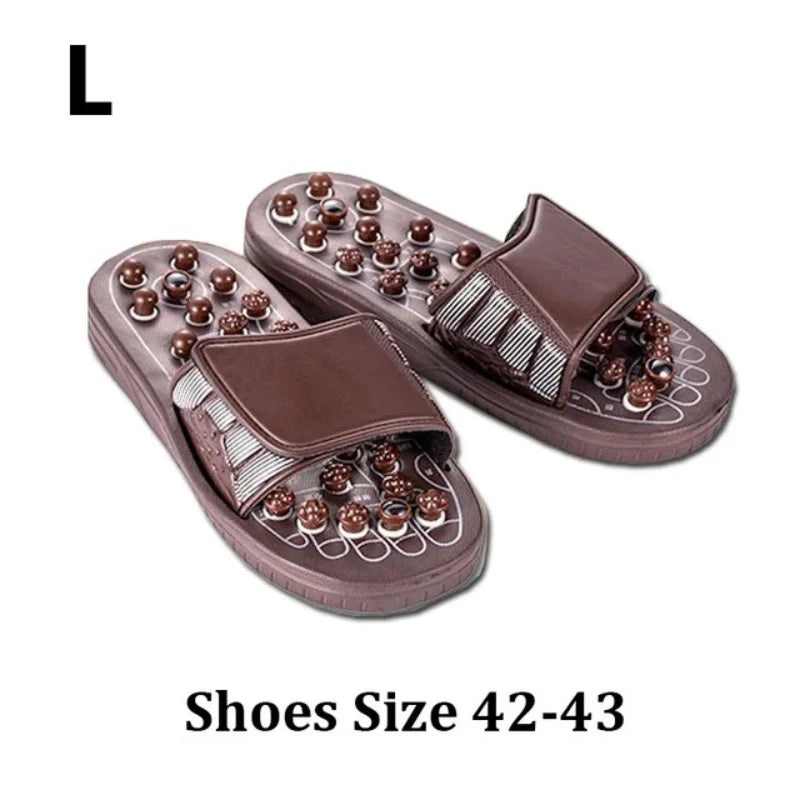 THEIA AcuRelax Reflexology Foot Massage Slippers – Acupressure Wellness Recovery Sandals