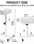 Adjustable Pedicure Footrest – Professional Manicure & Salon Foot Support Stand
