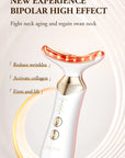 ANLAN Dual Polar Neck Beauty Device Anti-aging Remove Double Chin EMS Facia Lifting 5-color Photon Warm Facial Massager 24K Gold