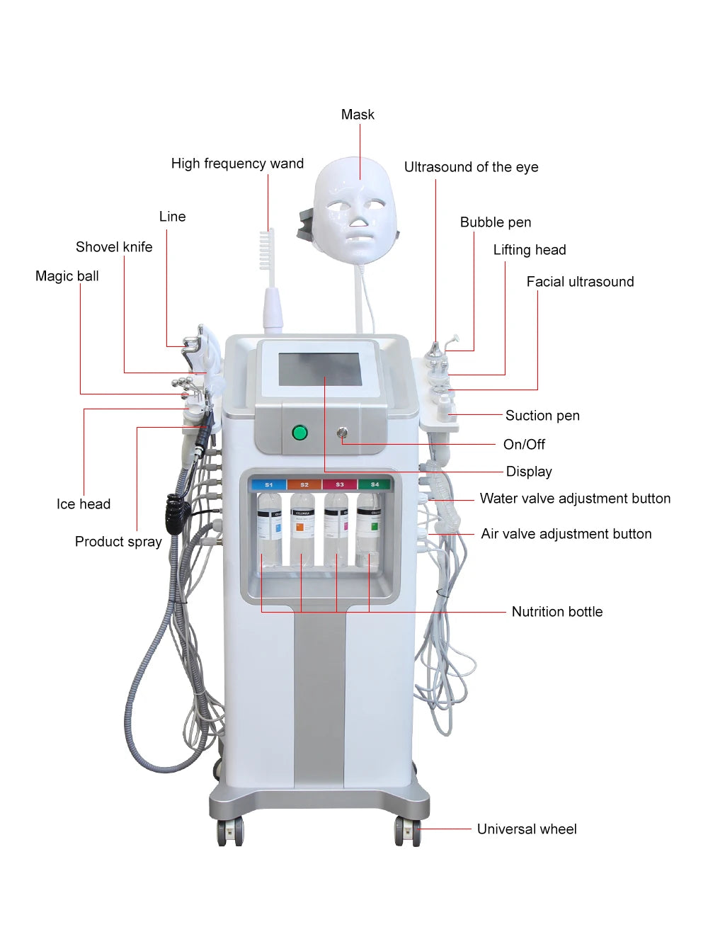 Pro 12-in-1 Hydro Dermabrasion Facial Machine