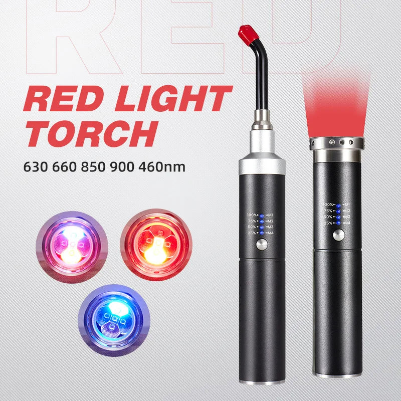 Multi-Wavelength Red, Near-Infrared & Blue Light Therapy Device – Advanced Light Therapy for Wellness, Recovery & Daily Self-Care