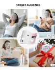 Face Pro Wireless Near-Infrared Light and Red Light Therapy Facial Mask – Advanced Anti-Aging Mask for Radiant Skin