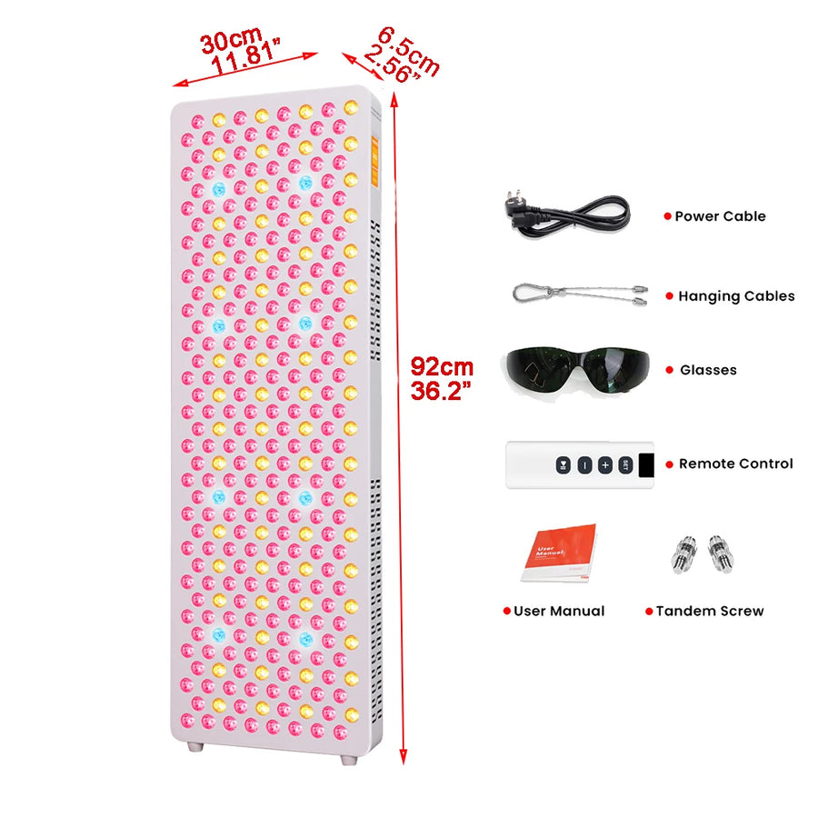 THEIA Ultra Red Light Therapy – Advanced Full-Body Red Light Therapy Panel with 9 Wavelengths & Smart Mobile Control