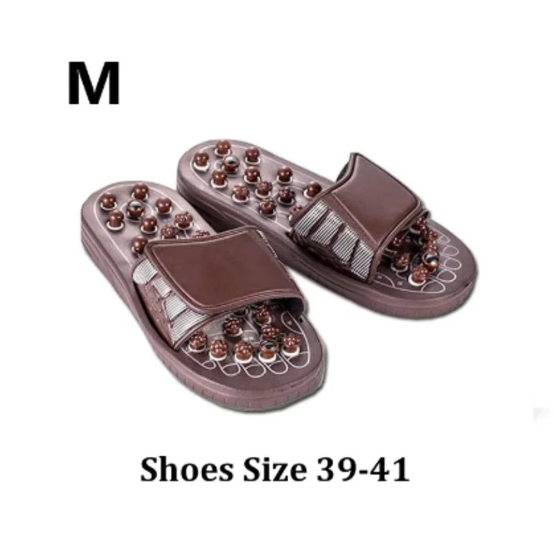 THEIA AcuRelax Reflexology Foot Massage Slippers – Acupressure Wellness Recovery Sandals