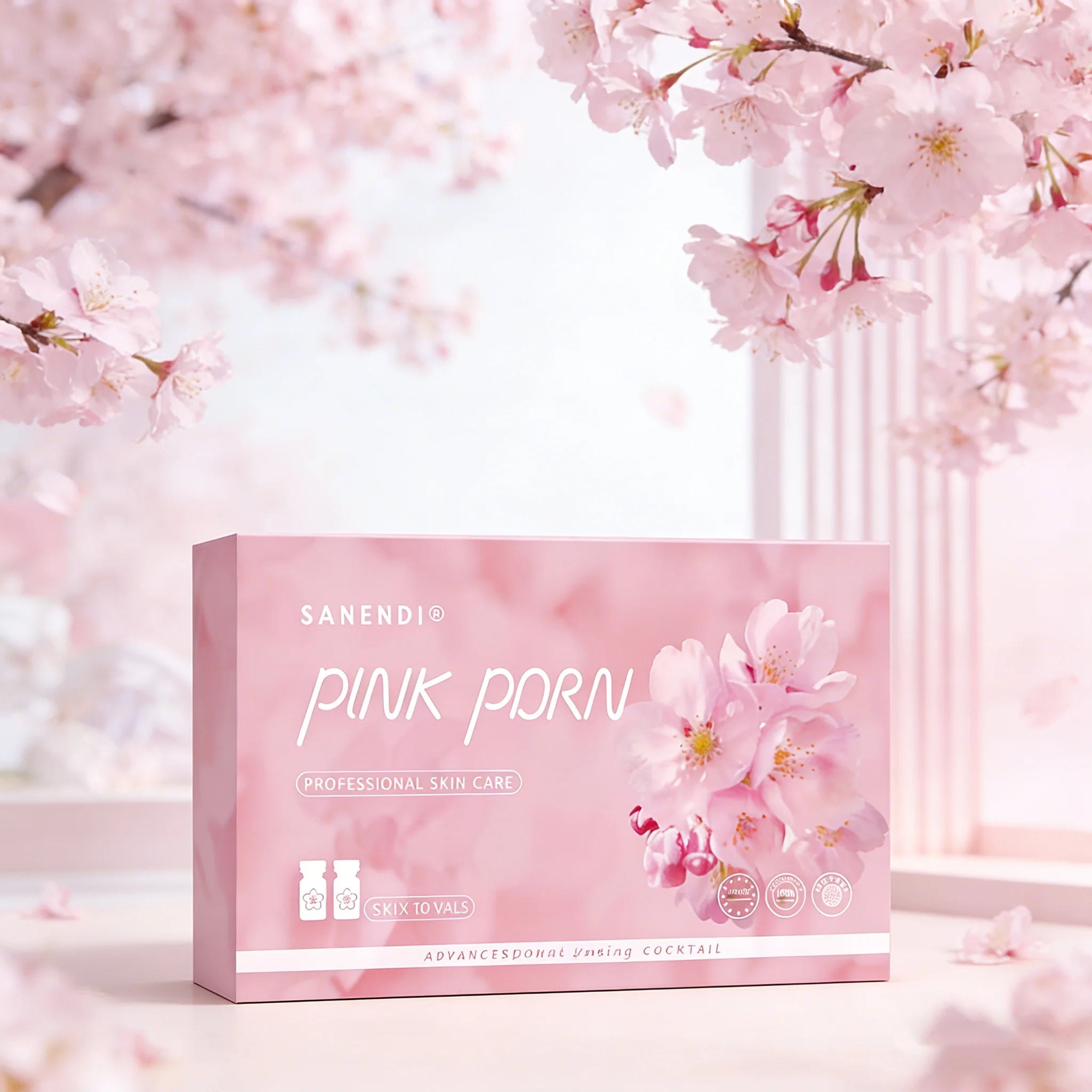 Salmon PDRN Pink Cocktail Facial Serum – Hyaluronic Acid Skin Conditioning & Radiance Support Treatment (5ml × 10 Vials)