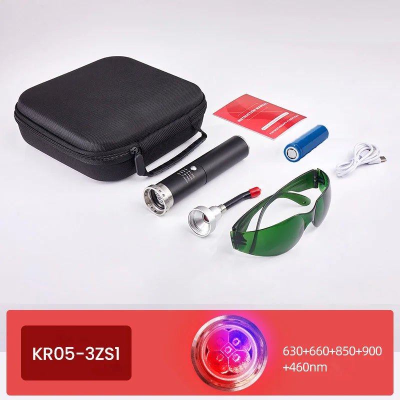 Multi-Wavelength Red, Near-Infrared & Blue Light Therapy Device – Advanced Light Therapy for Wellness, Recovery & Daily Self-Care