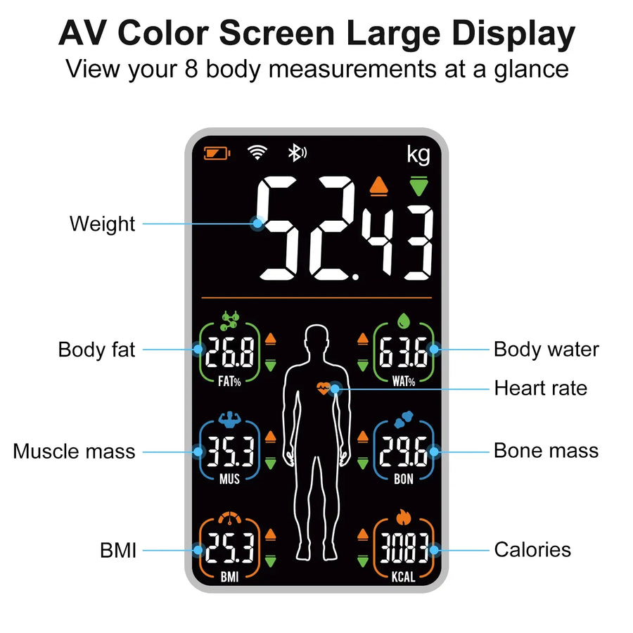 THEIA ISmart Digital Body Weight Scale – Professional BMI & Body Fat Analyzer