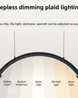 26-Inch LED Half Moon Ceiling Light 48W – Dimmable Salon Lash Nail Tattoo & Facial Lamp