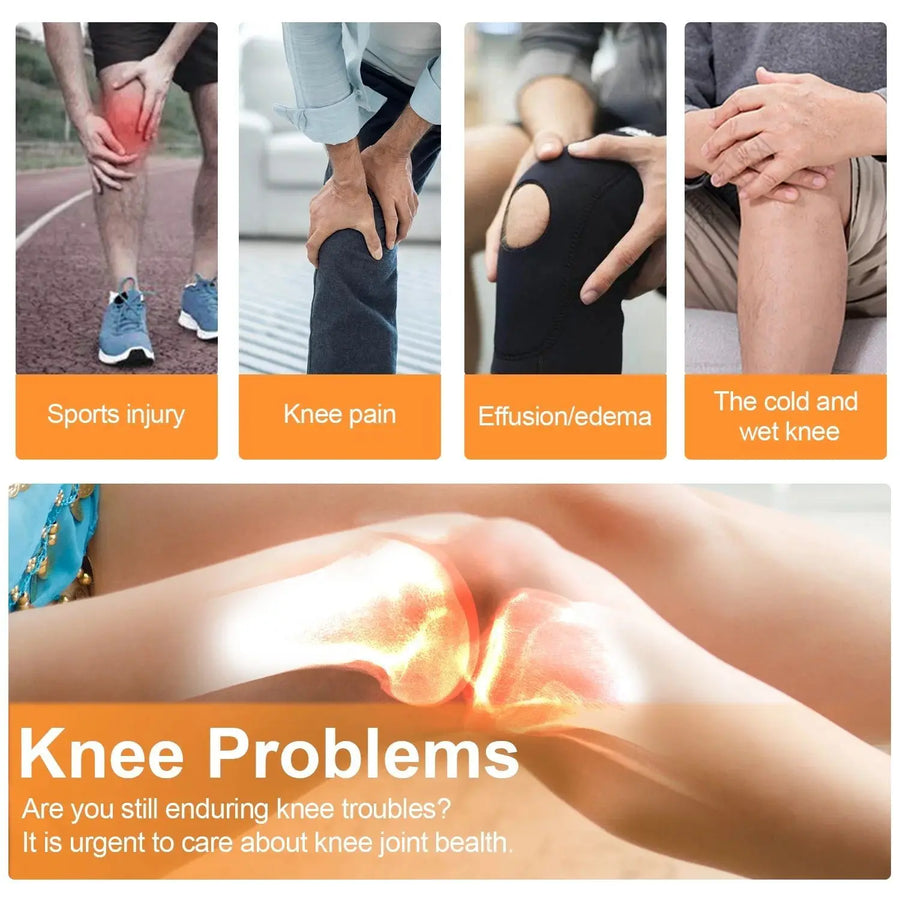 Theia KneeRelief Pro: Advanced 3-in-1 Knee Massager for Fast Pain Relief & Recovery