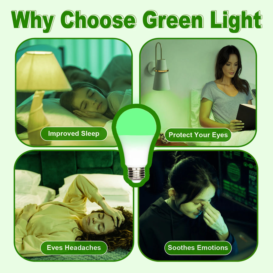 Theia Green Light Bulb