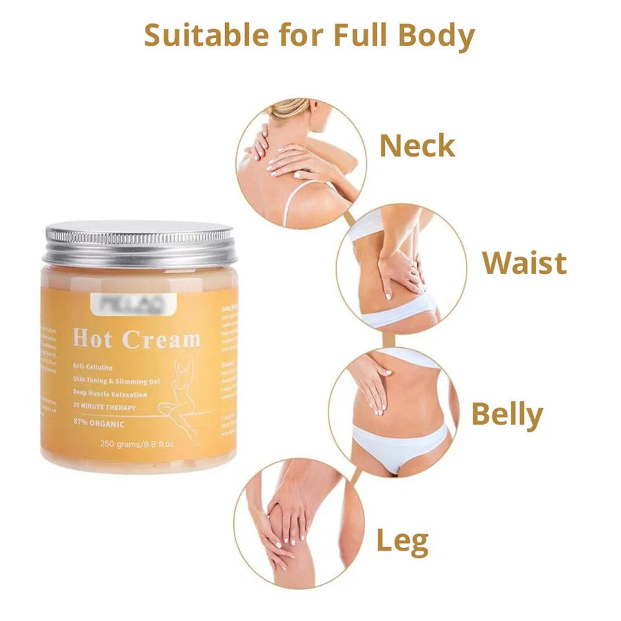 Weight Loss Hot Cream 250g Fat Burner Gel Belly Slimming Anti Cellulite Cream Body Massage