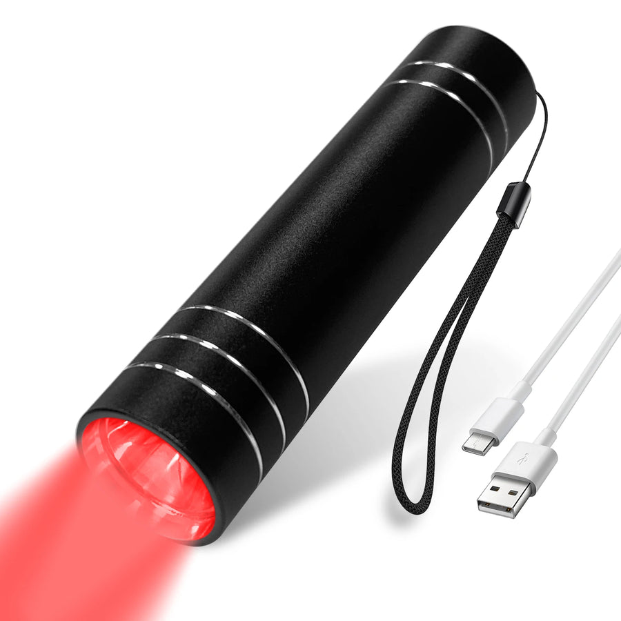 Red Light Therapy Target Torch – Portable & Powerful Light Therapy for Skin, Sleep & Recovery