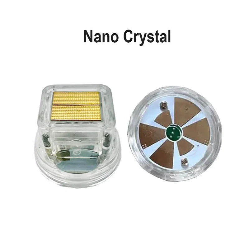 RF Microneedling Replacement Cartridge (10 Pins, 25 Pins, 64 Pins, Nano Crystal) with Disposable Connection Tube for Fractional RF Microneedling Machine